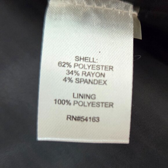 NWT -- Calvin Klein Women’s Plus 18W Black & White Printed Open Front Blazer - Picture 11 of 13